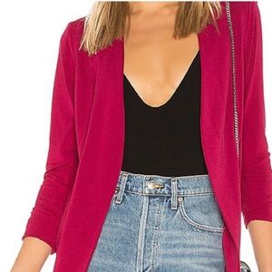 Green tuxedo blazer bcbg